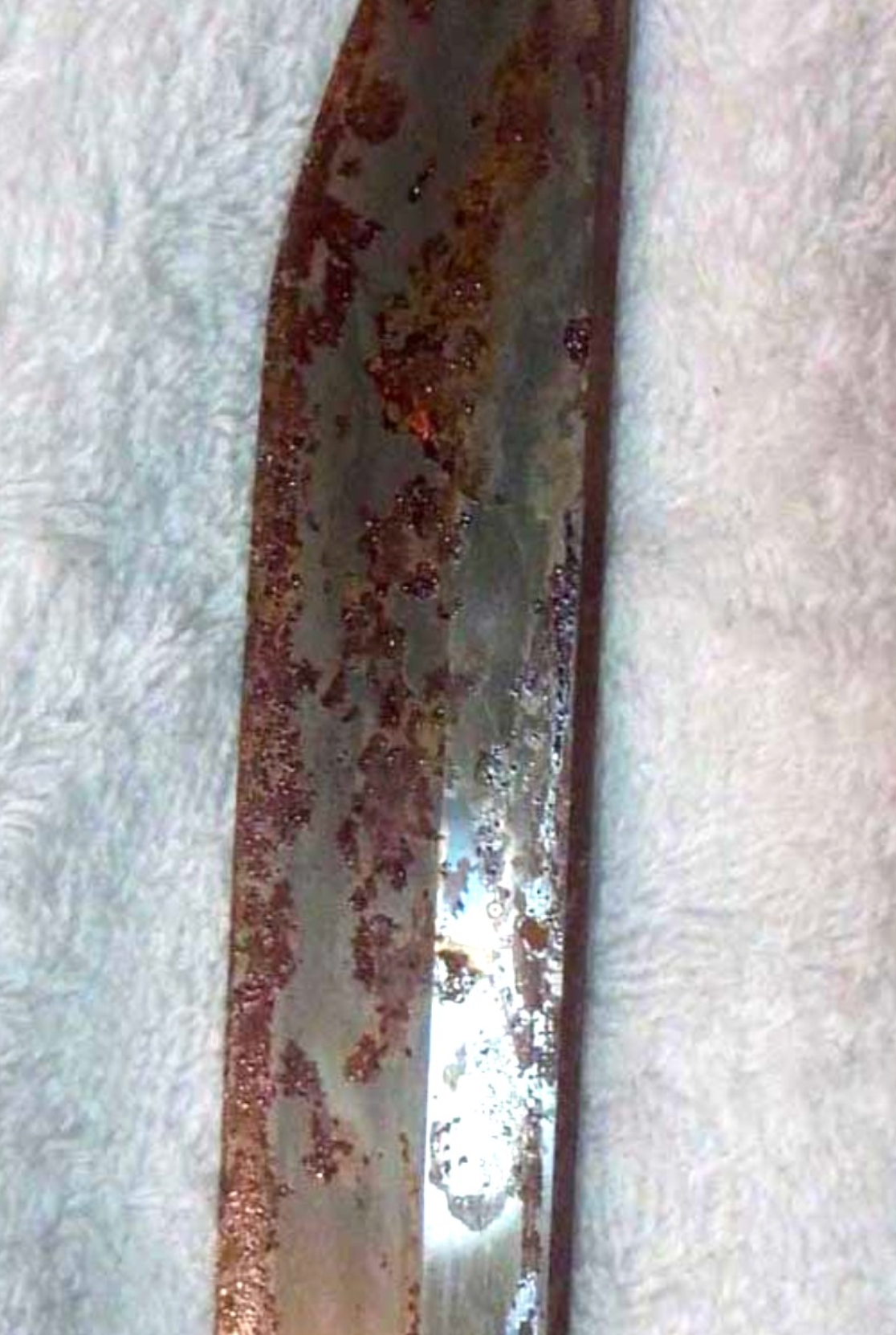 About Rust on Japanese Swords