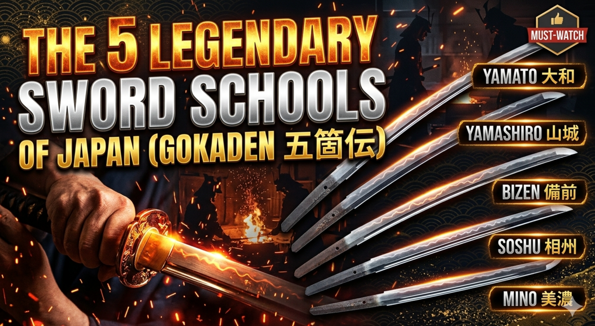 GOKADEN:The 5 Forgotten Lineages That Created the Perfect Katana