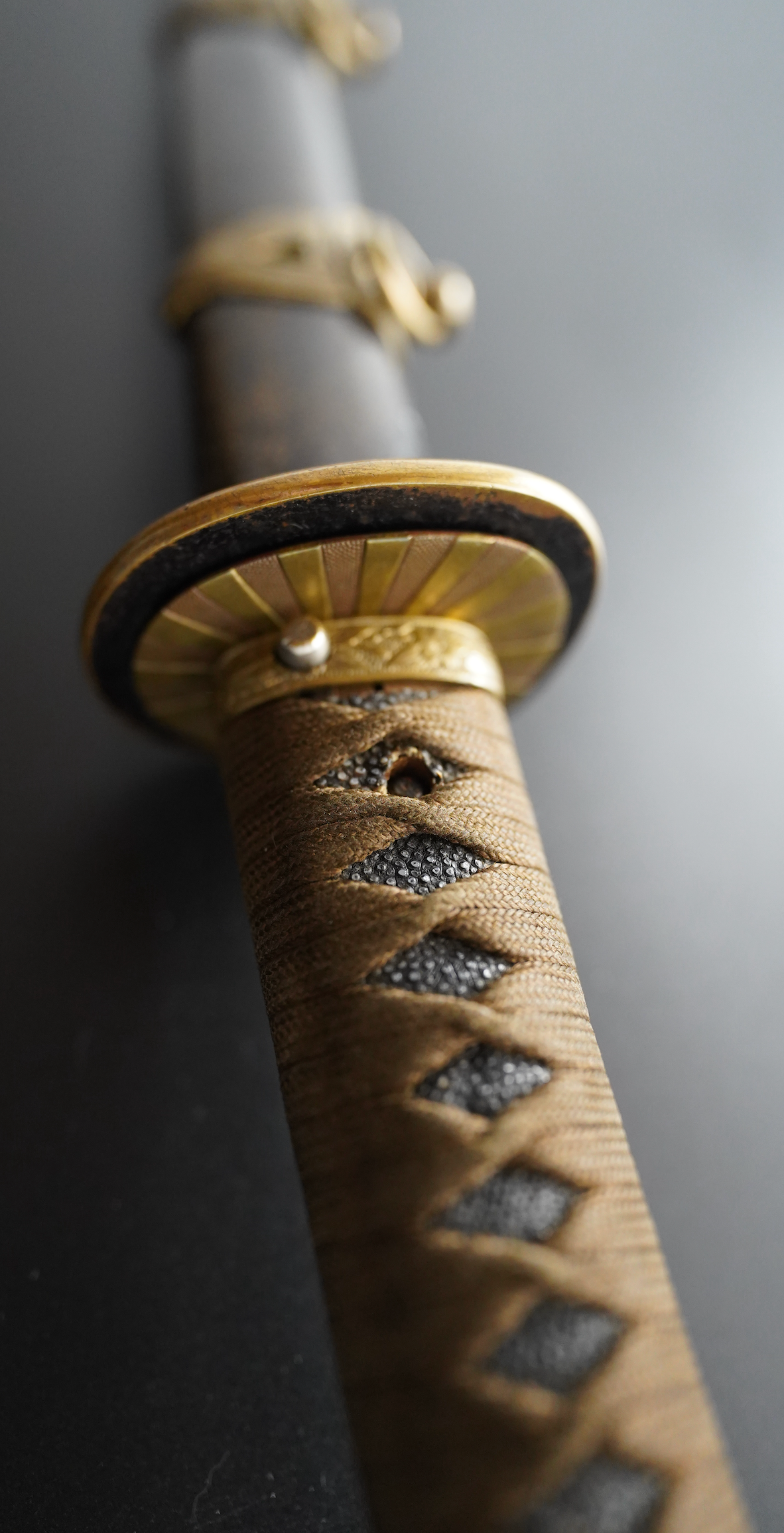 Japanese Imperial Navy Officer's Sword 65cm Meiji era 1900s Samegawa Koshirae
