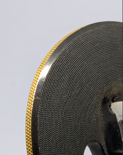 Iron Sukashi Tsuba Yasudai Edo era 1700s with NBTHK Tokubetsu Hozon Tosogu