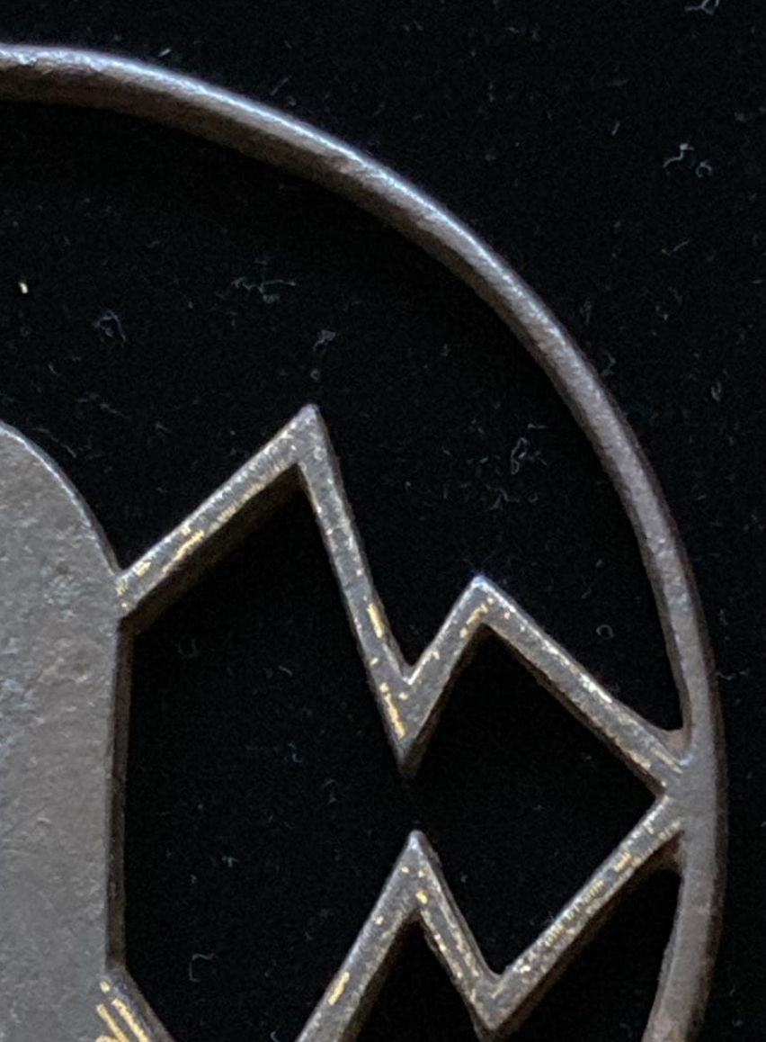 Iron Sukashi Tsuba Shouami Edo era 1600s with NBTHK Tokubetsu Hozon Tosogu