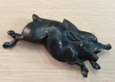 Boar Motif Menuki Edo era 1700s NBTHK Certificate