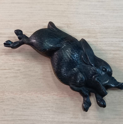 Boar Motif Menuki Edo era 1700s NBTHK Certificate