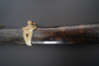 Japanese Imperial Navy Officer's Sword 65cm Meiji era 1900s Samegawa Koshirae